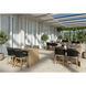 Capri 38 inch Natural / Gracebay Grey Outdoor Counter Stool